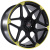 LegeArtis Concept LR502 8x19 5x120 ET 57 Dia 72.6 (черный матовый+желтый)